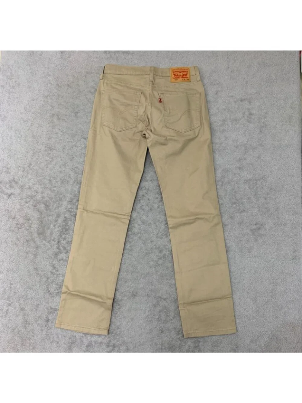 NWT Levi's 514 Straight Stretch Men's W30 L32 Khaki Chino Pants Cotton Blend